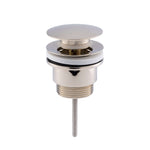 Buy Universal click clack or freeflow basin waste for sinks with or without overflow - gold online UK