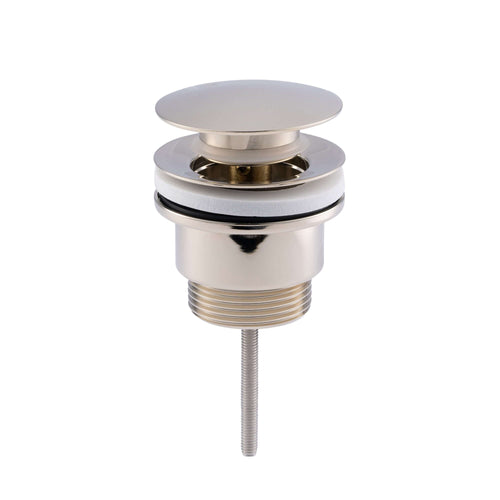 Buy Universal click clack or freeflow basin waste for sinks with or without overflow - gold online UK