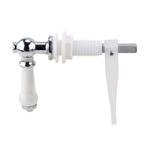 Buy Toilet lever traditional ceramic - chrome online UK