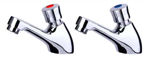 Tenor non concussive basin taps - chrome (BT7001)