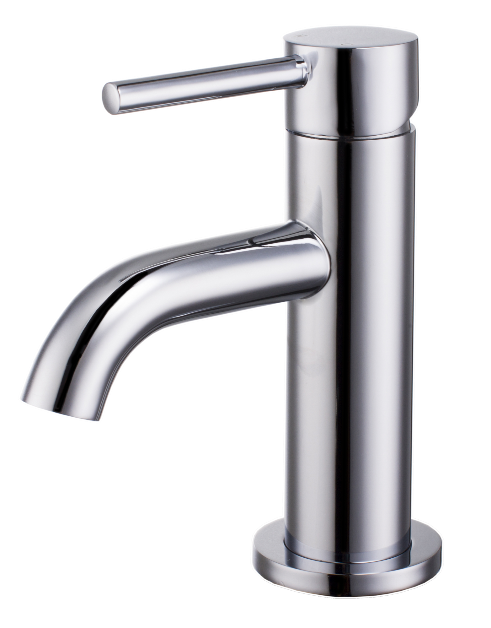 Calder mini mono basin mixer with sprung waste - chrome (BT7031)