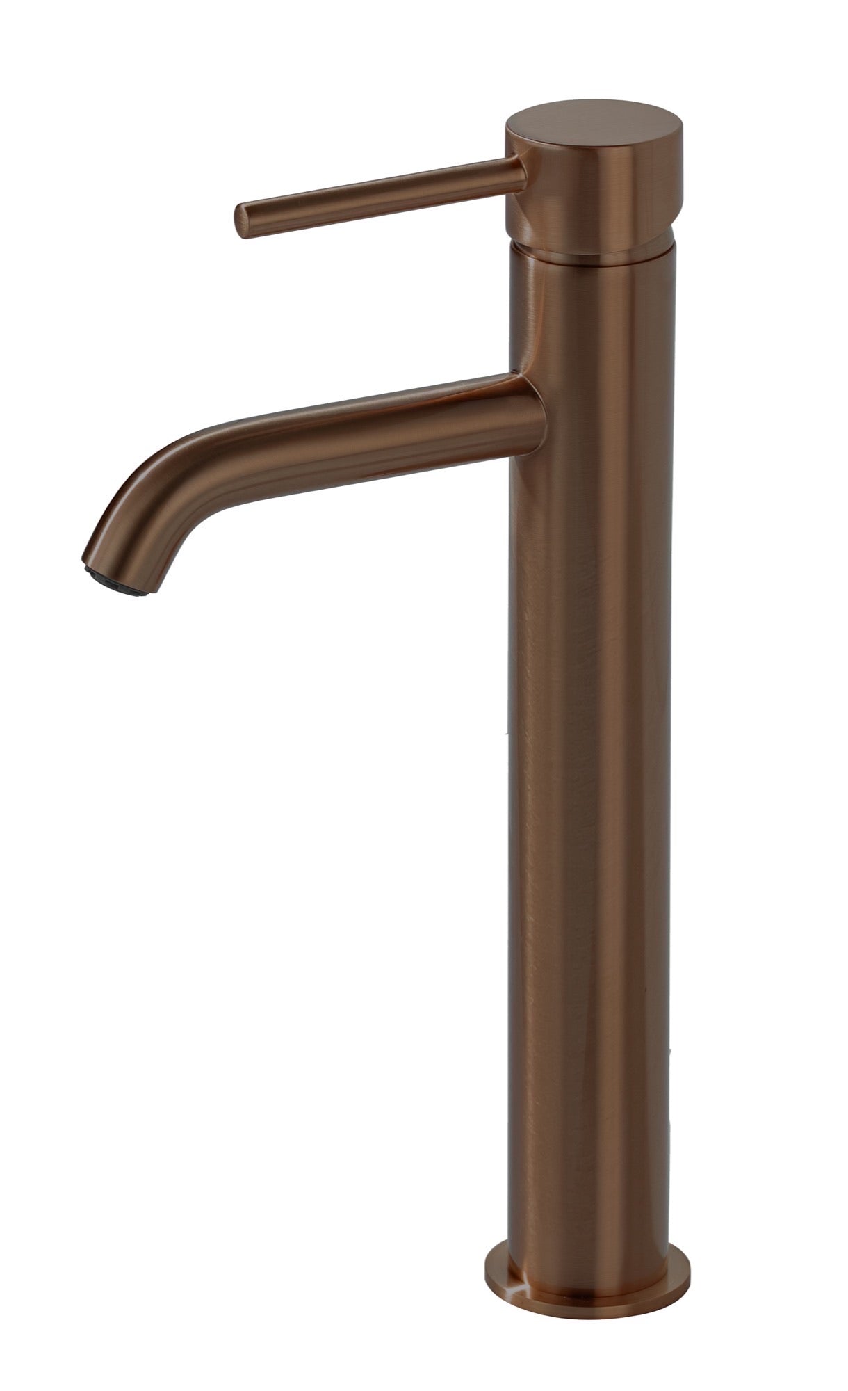 Calder cold start tall mono basin mixer - brushed bronze (BT7038)