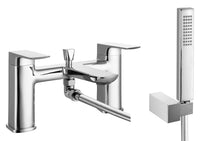 Delamere bath shower mixer with shower kit - chrome (BT7054)