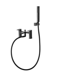 Delamere bath shower mixer with shower kit - matt black (BT7055)