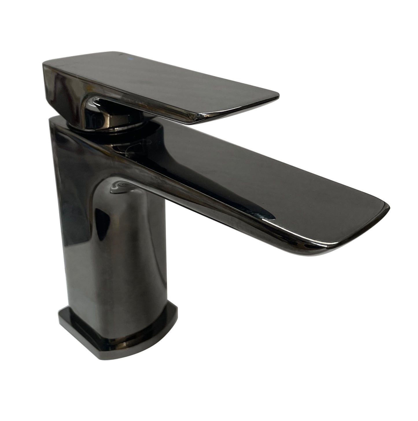 Delamere mono basin mixer with sprung waste - black chrome (BT7059)