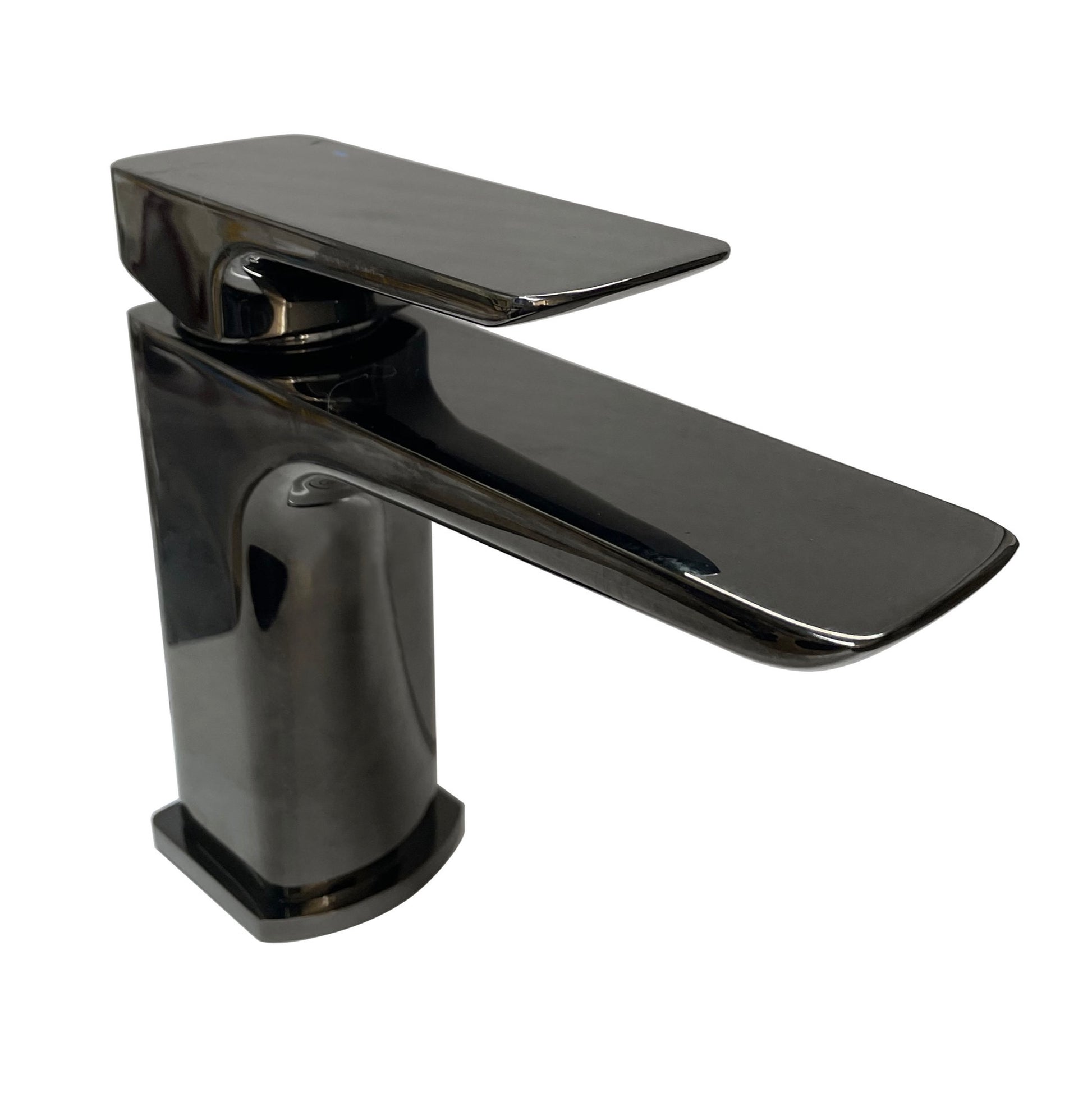 Delamere mono basin mixer with sprung waste - black chrome (BT7059)