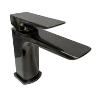 Delamere mono basin mixer with sprung waste - black chrome (BT7059)