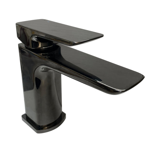 Delamere mono basin mixer with sprung waste - black chrome (BT7059)