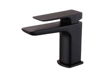 Delamere mini mono basin mixer with sprung waste - matt black (BT7061)
