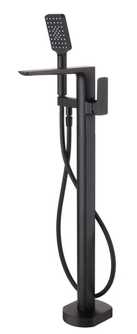 Delamere freestanding bath shower mixer - matt black (BT7065)