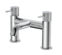 Alderley fluted bath filler - chrome (BT7067)
