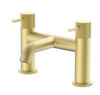 Alderley fluted bath filler - brushed gold (BT7070)