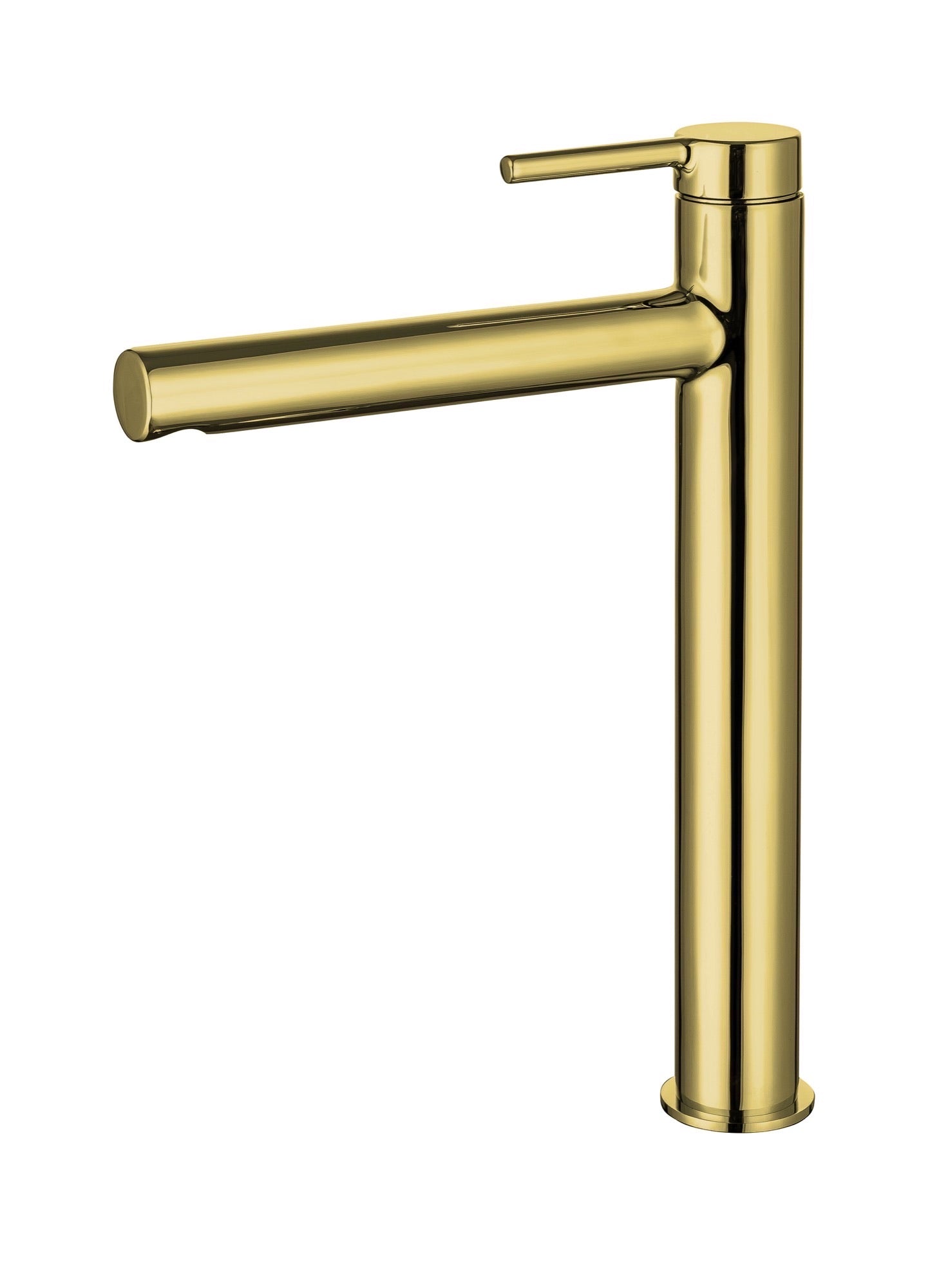 Elton tall mono basin mixer - brushed gold (BT7114)