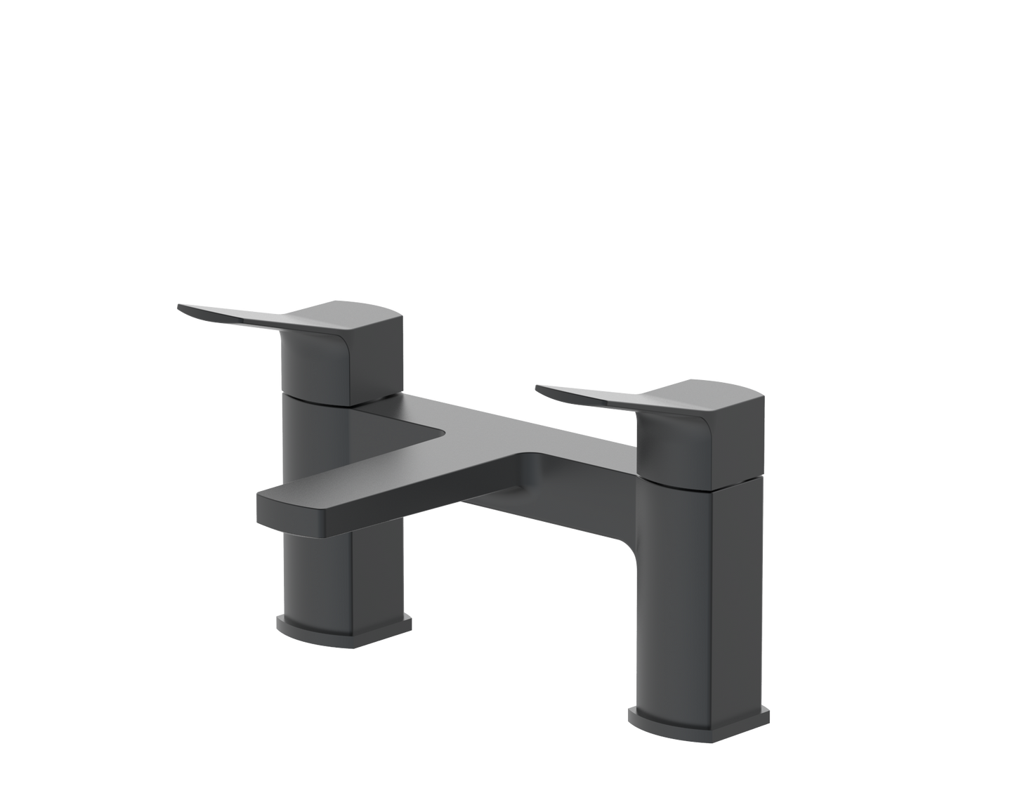 Fairford bath filler - matt black (BT7122)