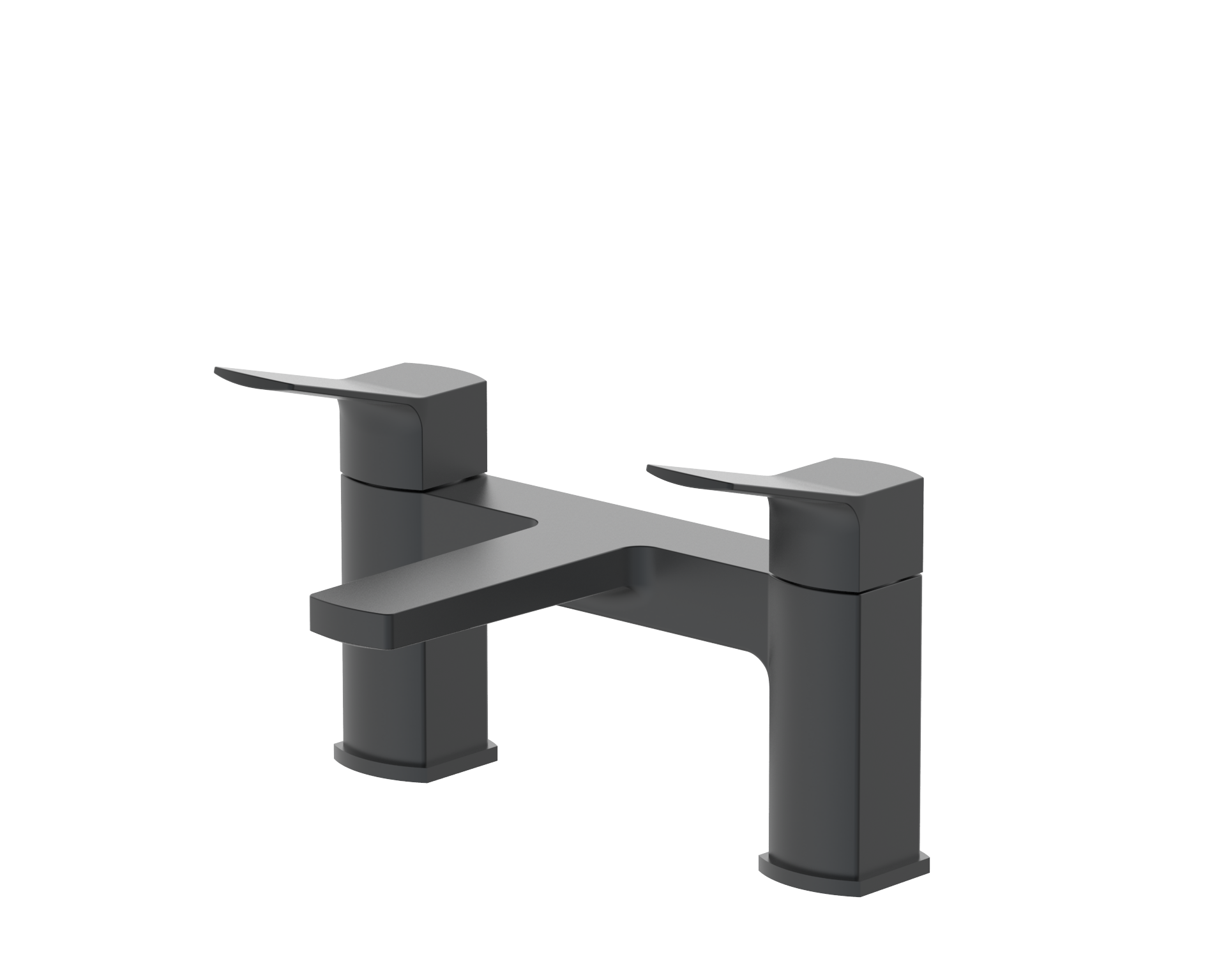 Fairford bath filler - matt black (BT7122)