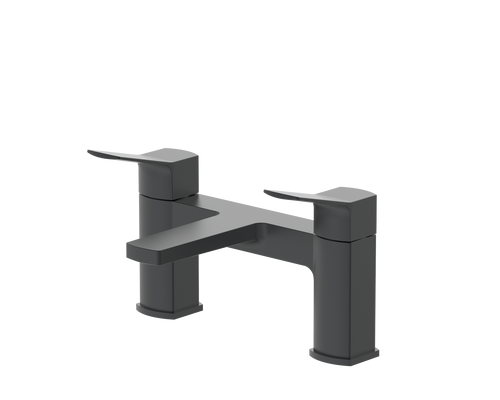 Fairford bath filler - matt black (BT7122)