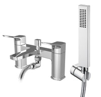 Fairford bath shower mixer with shower kit - chrome (BT7124)