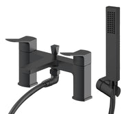 Fairford bath shower mixer with shower kit - matt black (BT7125)