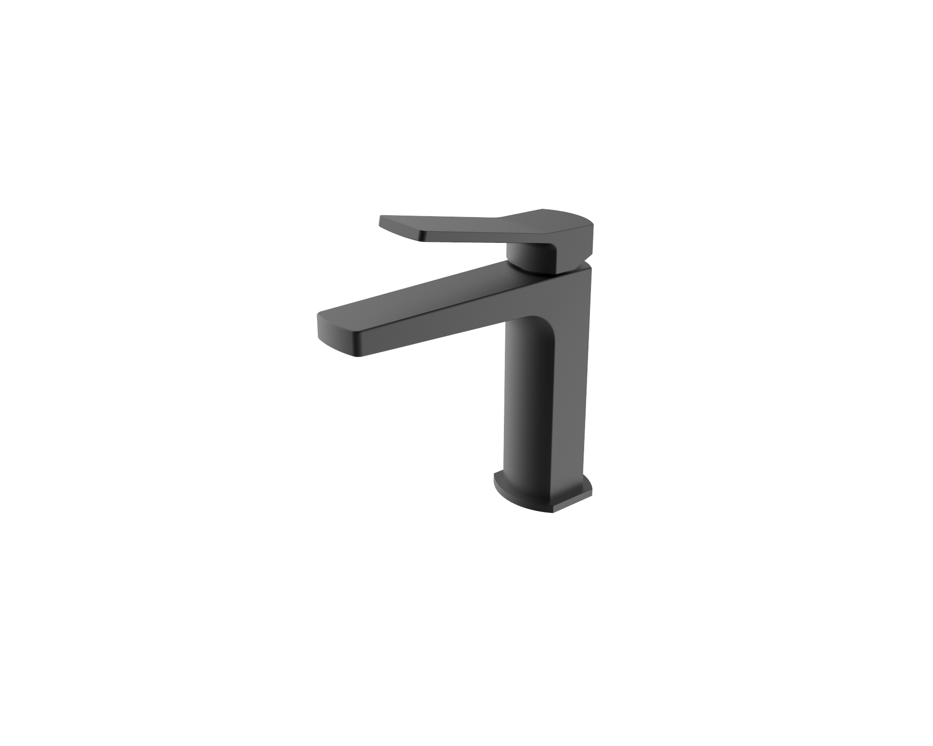 Fairford mono basin mixer - matt black (BT7128)
