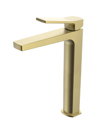 Fairford tall mono basin mixer - brushed gold (BT7132)