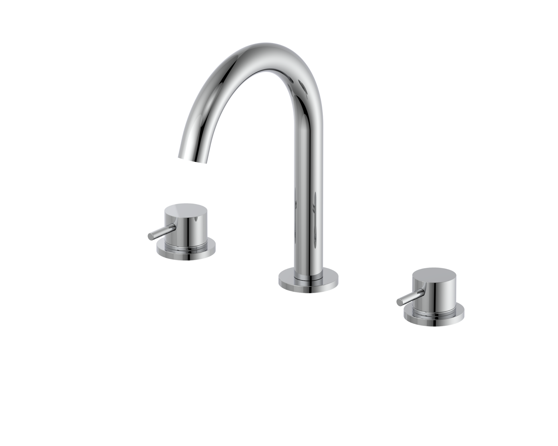 Girton 3 holes deck mounted bath filler - chrome (BT7145)