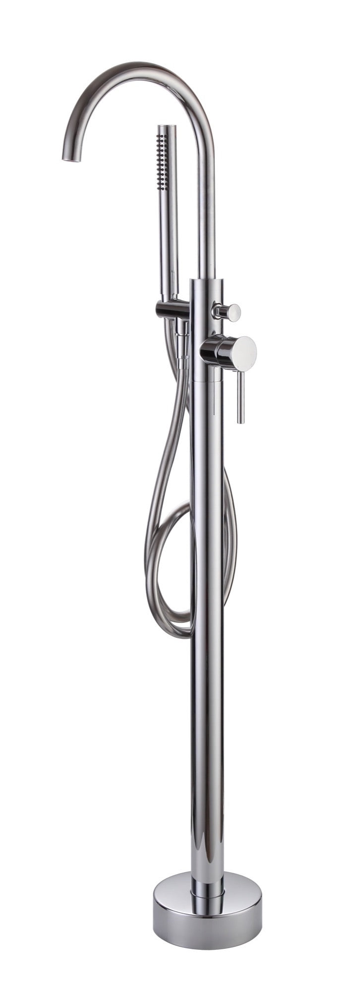 Girton freestanding bath shower mixer - chrome (BT7150)