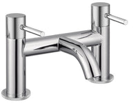 Garrick diamond knurled bath filler - chrome (BT7153)