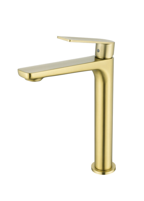 Skye tall mono basin mixer - brushed gold (BT7212)