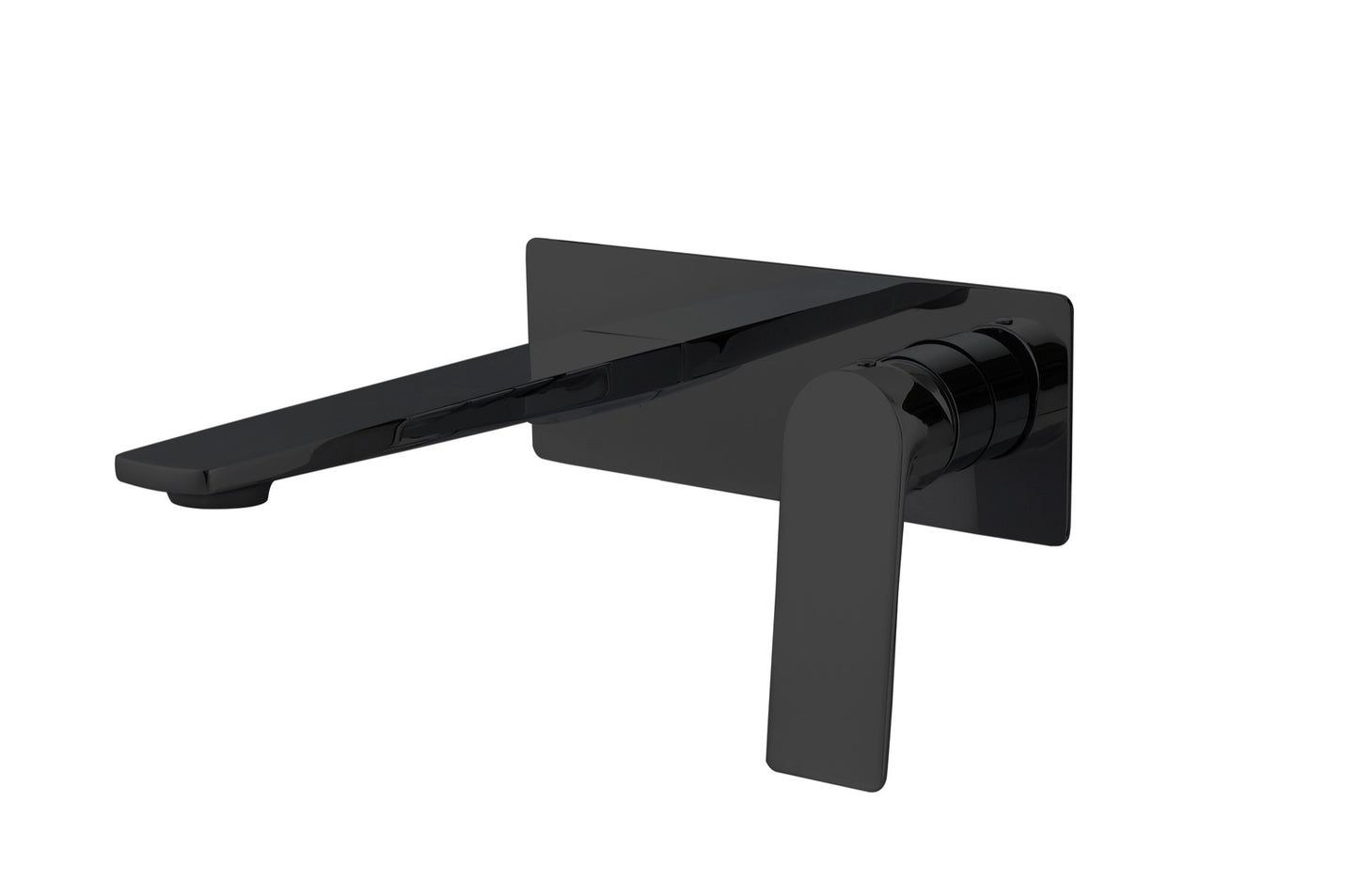 Skye wall mounted bath filler with EZ box - matt black (BT7214)