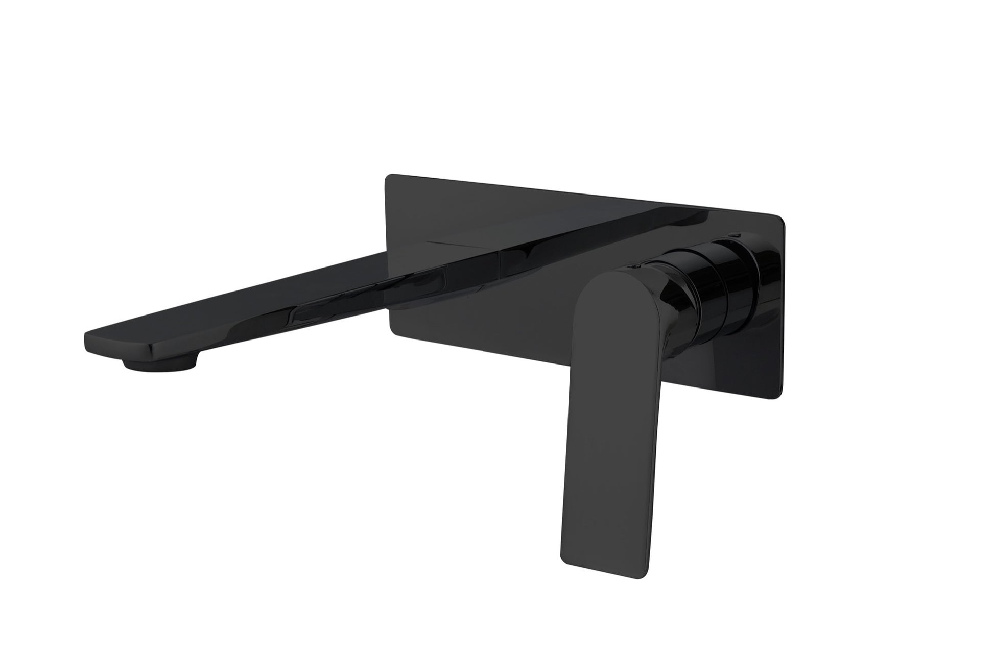 Skye wall mounted basin mixer with EZ box - matt black (BT7217)