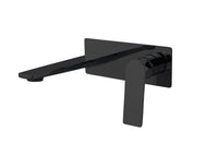 Skye wall mounted basin mixer with EZ box - matt black (BT7217)