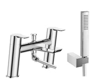 Ullswater bath shower mixer with shower kit - chrome (BT7219)