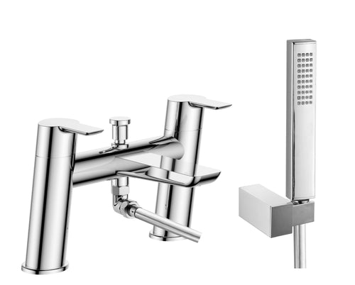 Ullswater bath shower mixer with shower kit - chrome (BT7219)