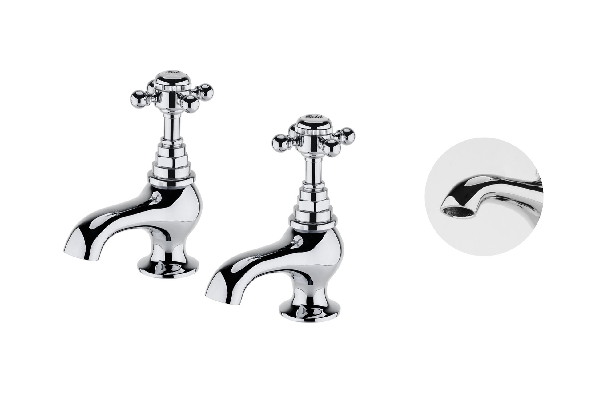 Wenlock basin taps - chrome (BT7222)