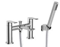 Axton bath shower mixer with shower kit - chrome (BT7231)