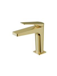 Pelham mono basin mixer - brushed gold (BT7237)