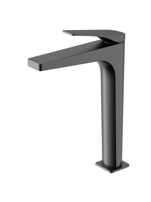 Pelham tall mono basin mixer - gunmetal grey (BT7242)
