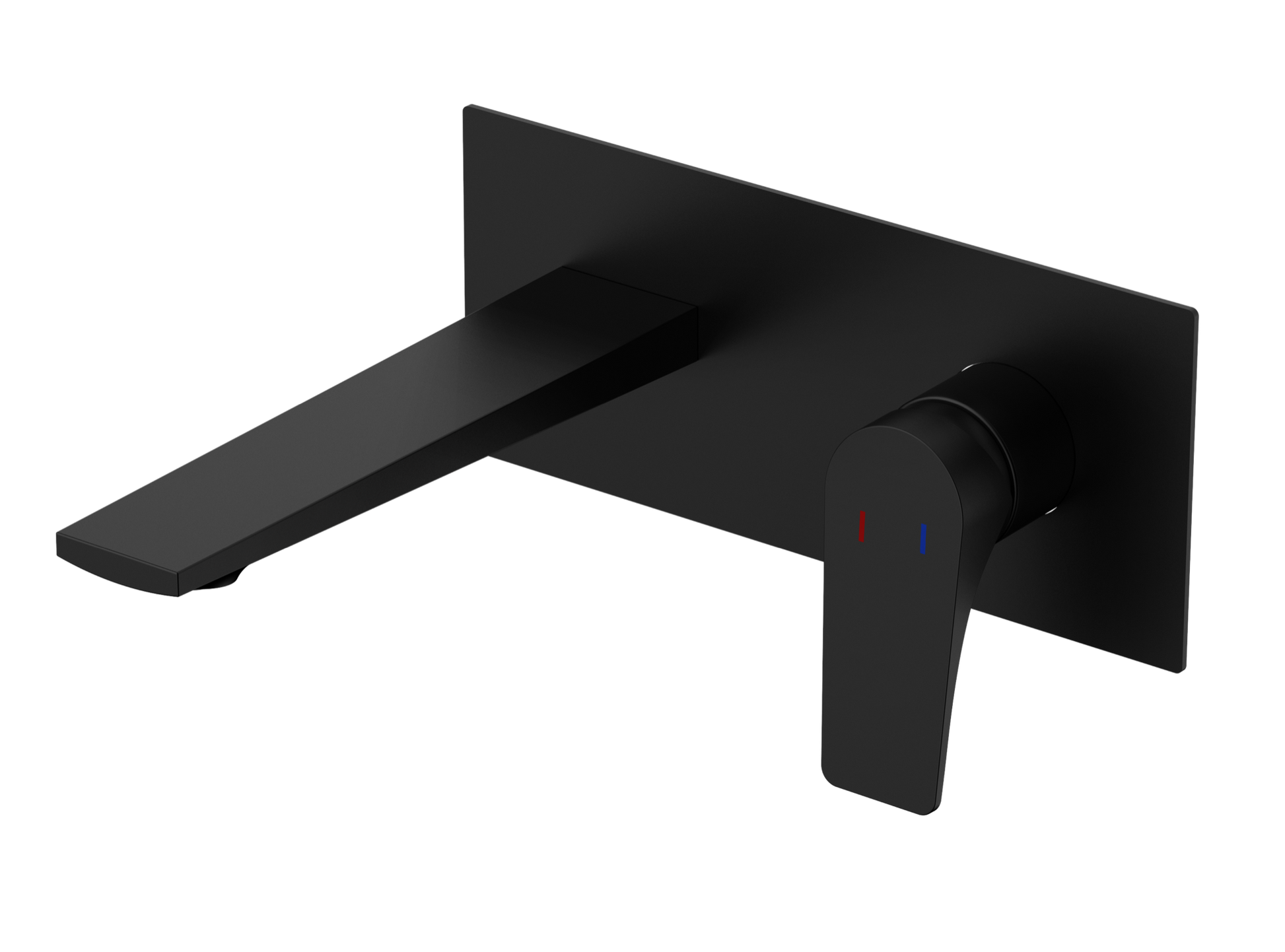 Pelham wall mounted basin mixer with EZ box - matt black (BT7248)