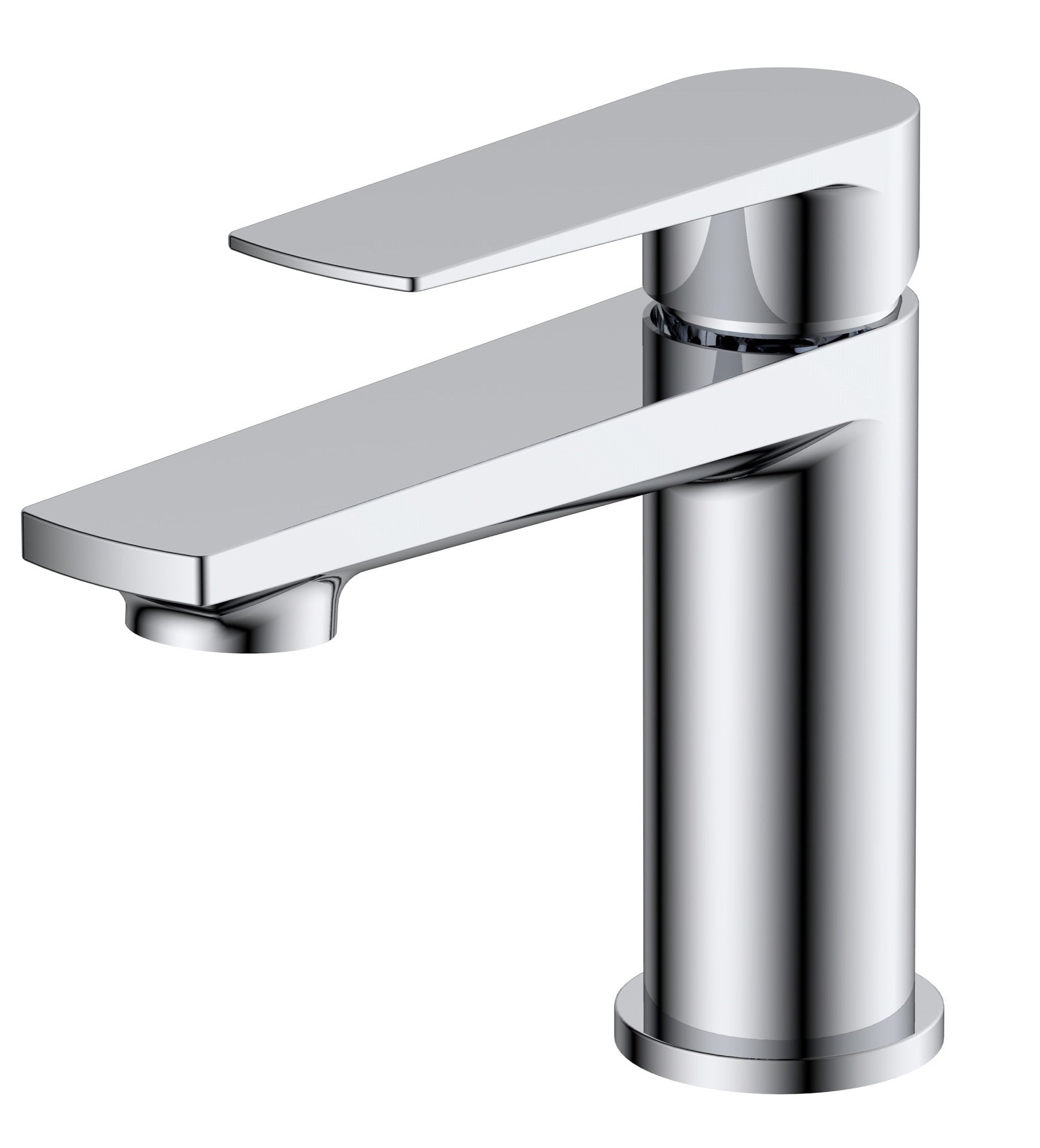 Quantock mini mono basin mixer with sprung waste - chrome (BT7254)