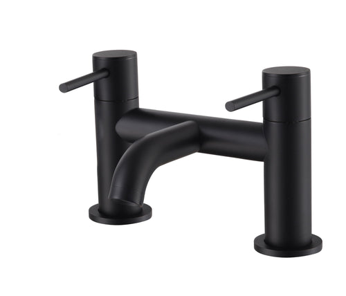 Cawood Deck Mounted Bath Filler - Matt Black (BT8003)