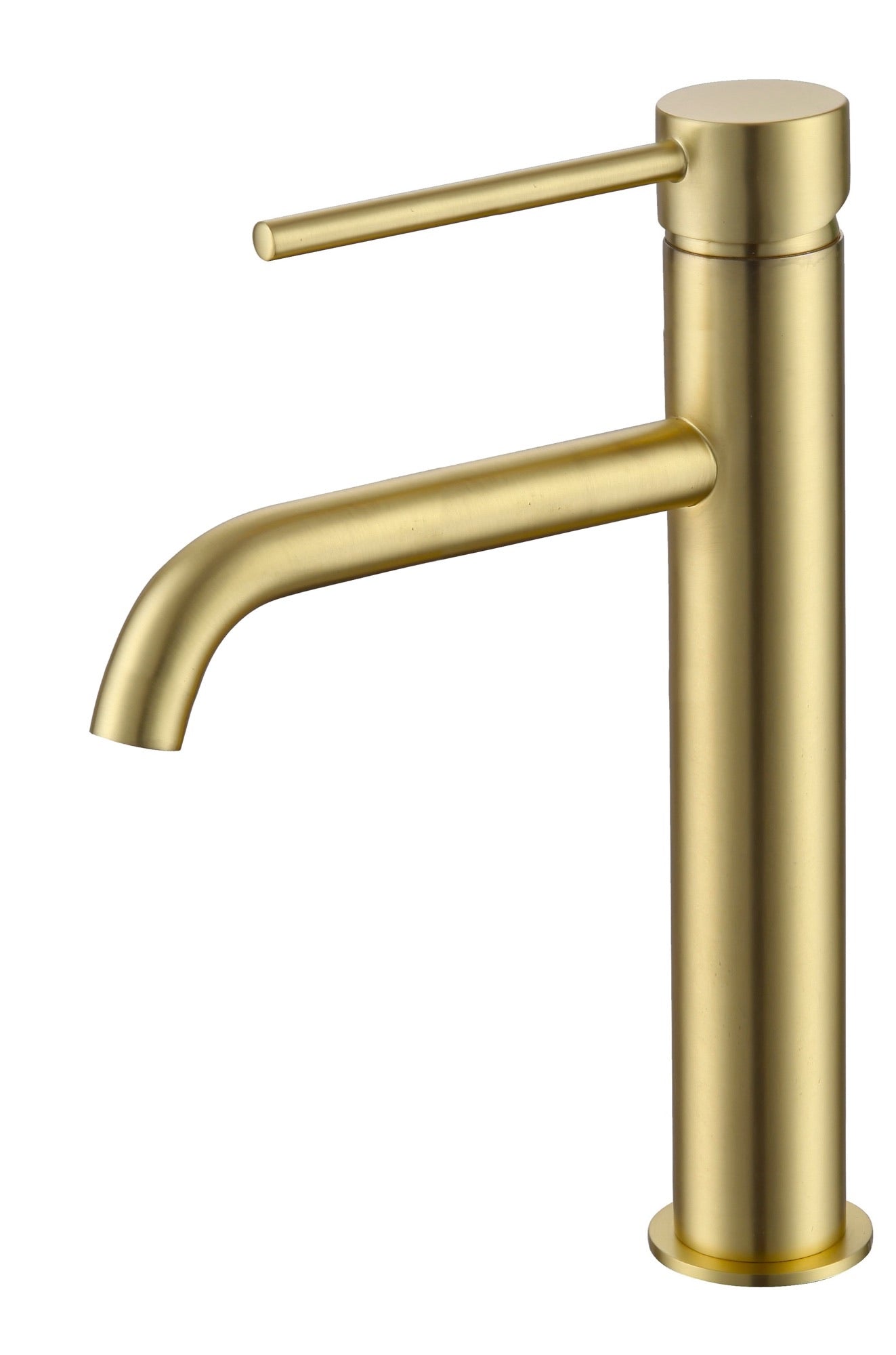 Cawood Tall Basin Mono Mixer - Brushed Brass (BT8010)