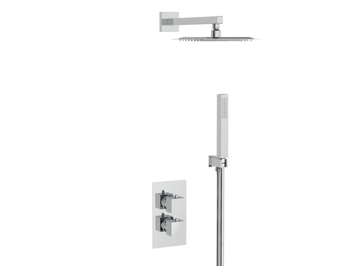 Square 2ways conceal shower - Chrome (BT8013)