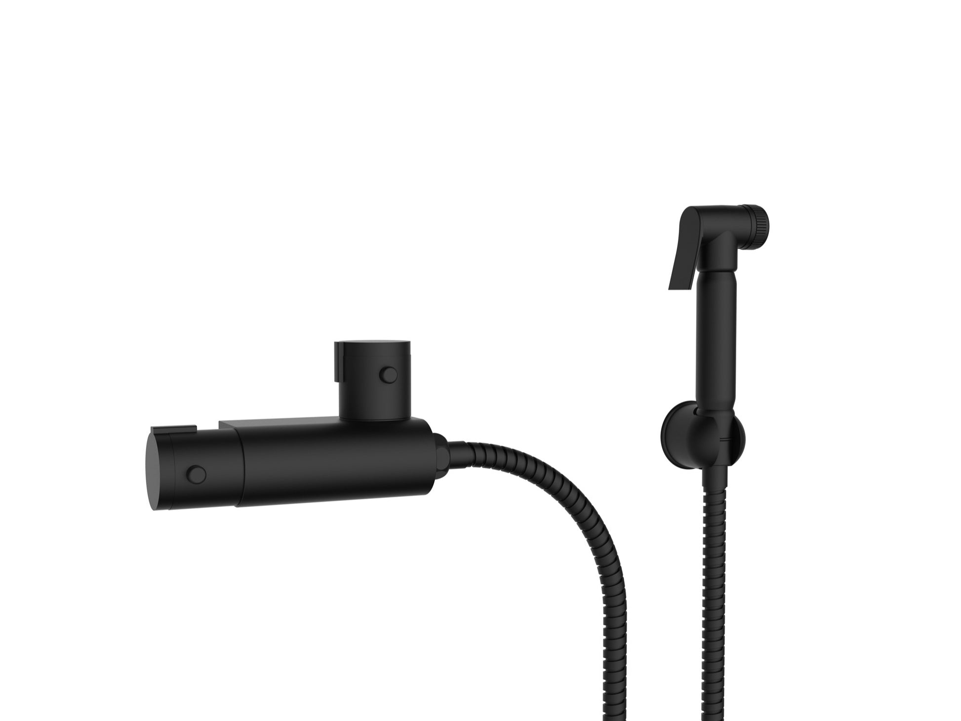 Shattaf Douche With Mini - Matt Black (BT8024)