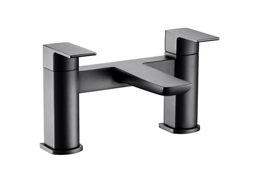 Harwich Deck Mounted Bath Filler - Matt Black (BT8036)
