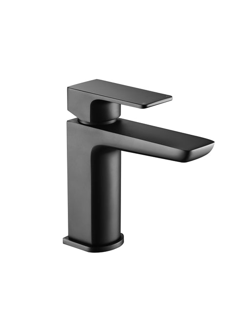 Harwich Mini basin mono mixer inc. sprung - Matt Black (BT8040)
