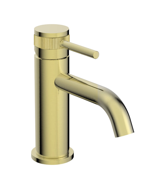 Kelso Basin Mono Mixer(inc. Sprung Waste) - Brushed Brass (BT8048)