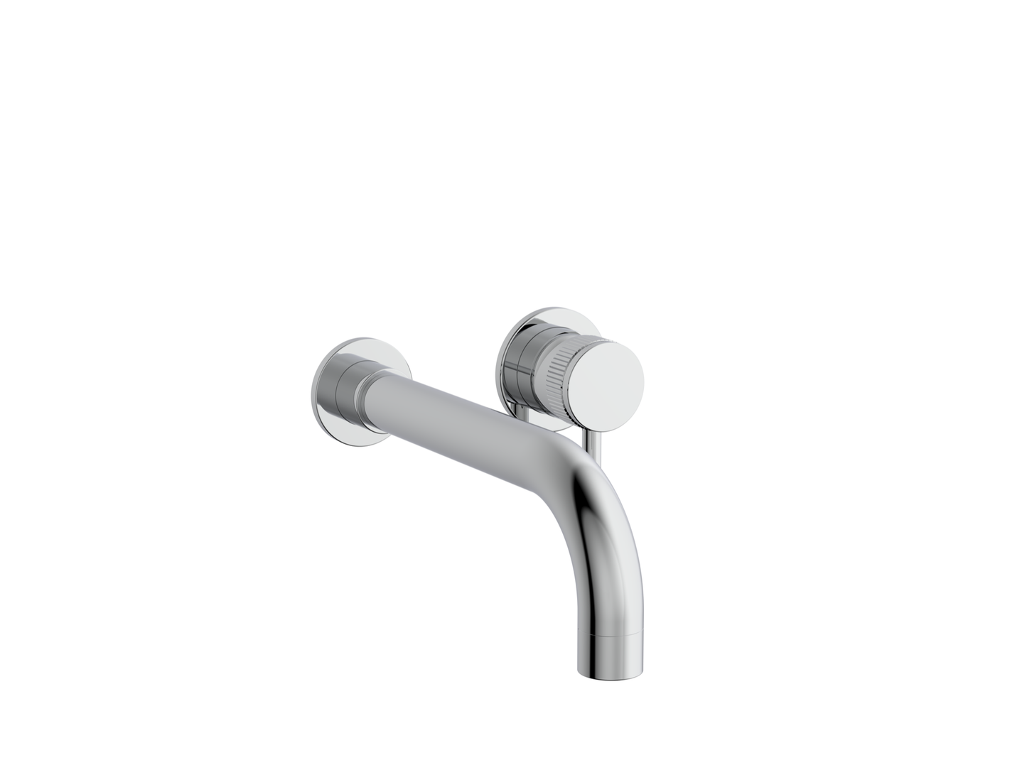 Kelso Wall mounted basin mono mixer - Chrome