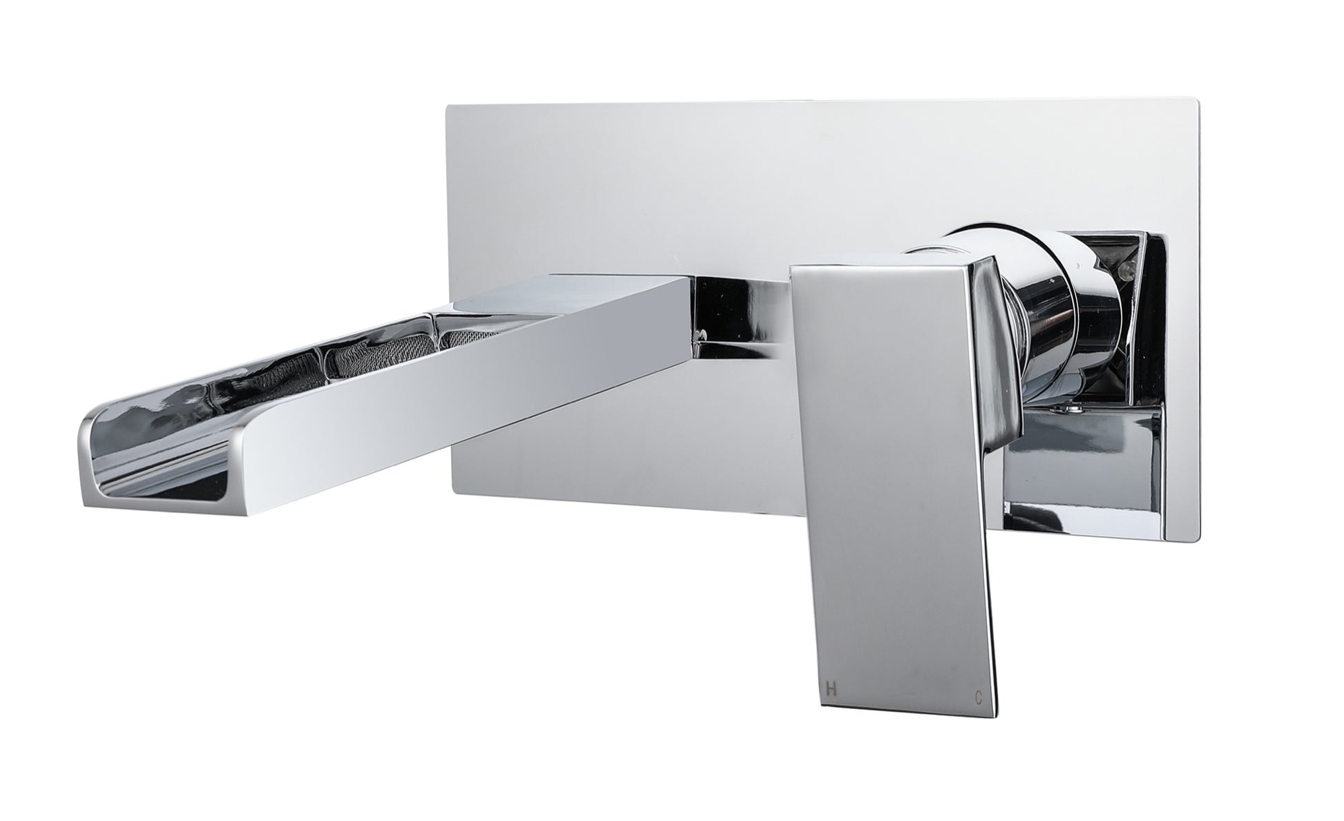 Zennor Wall Mounted Basin Mono Mixer - Chrome (BT8088)