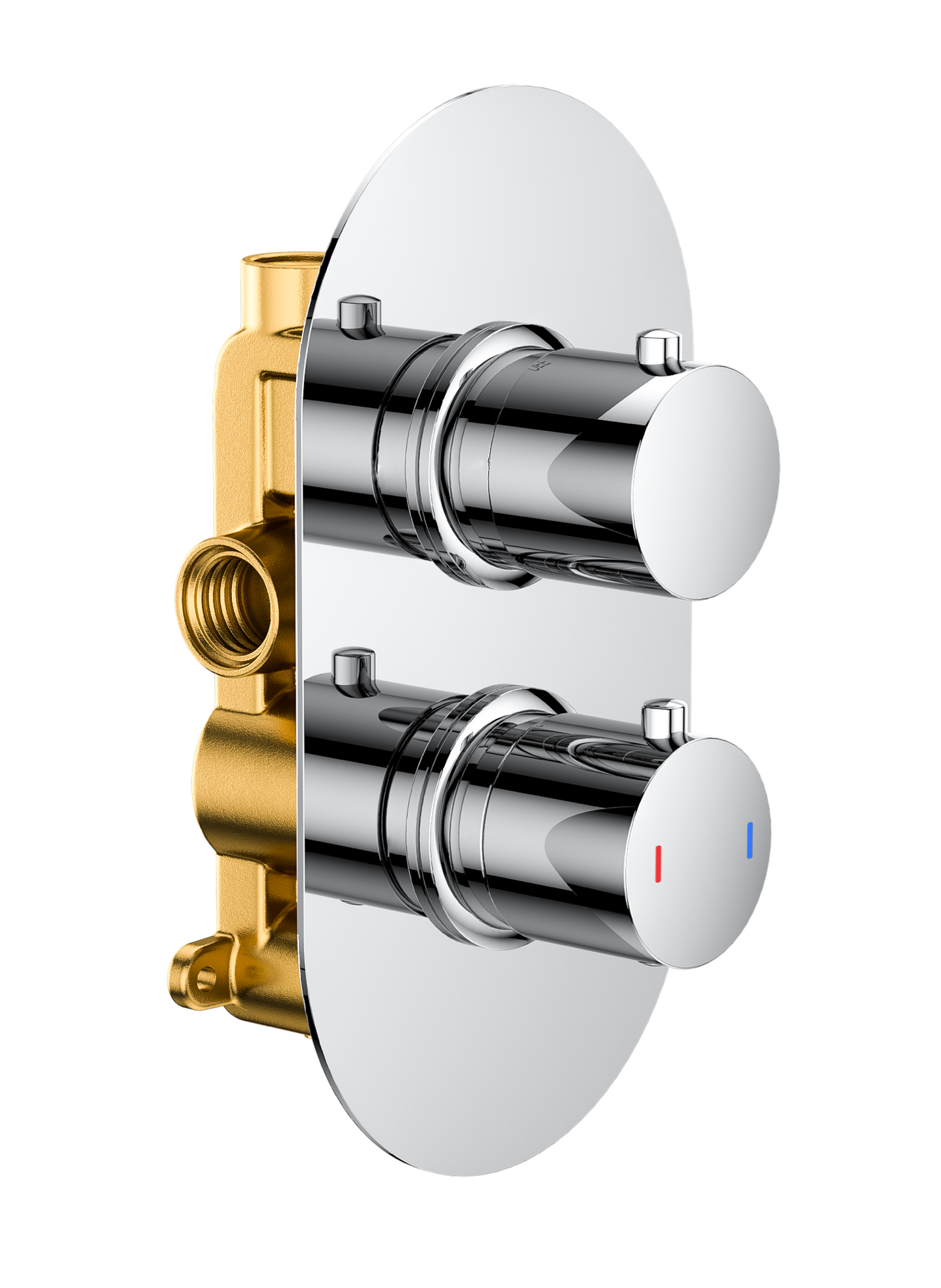 Brancaster Single outlet concealed thermostatic - Chrome (BT8093)