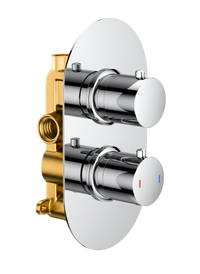 Brancaster Single outlet concealed thermostatic - Chrome (BT8093)